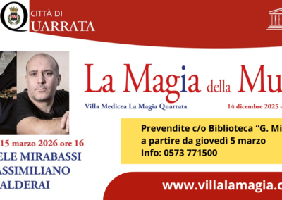 15 marzo, ore 16, Villa Medicea La Magia: Gabriele Mirabassi & Massimiliano Calderai